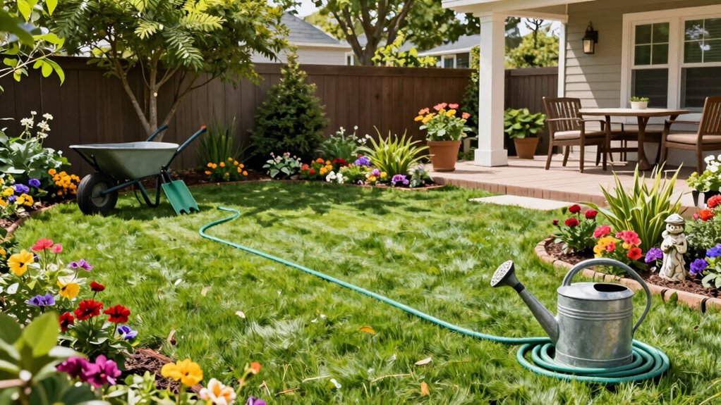 add decorative outdoor lighting