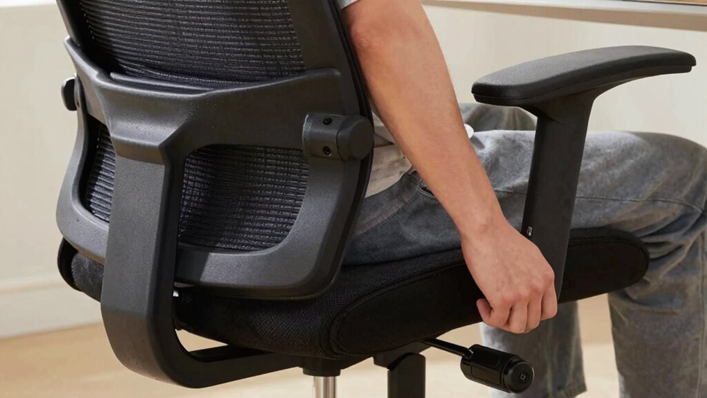 adjust backrest for support