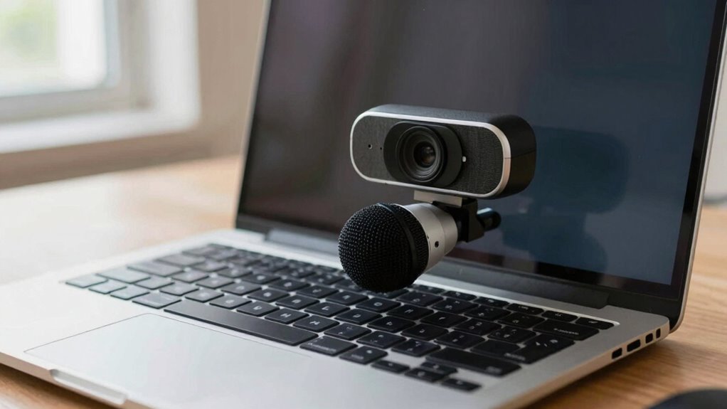 adjust camera and mic position