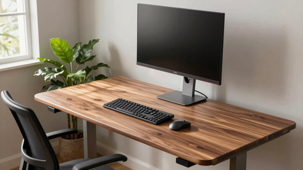 adjust desk height for comfort