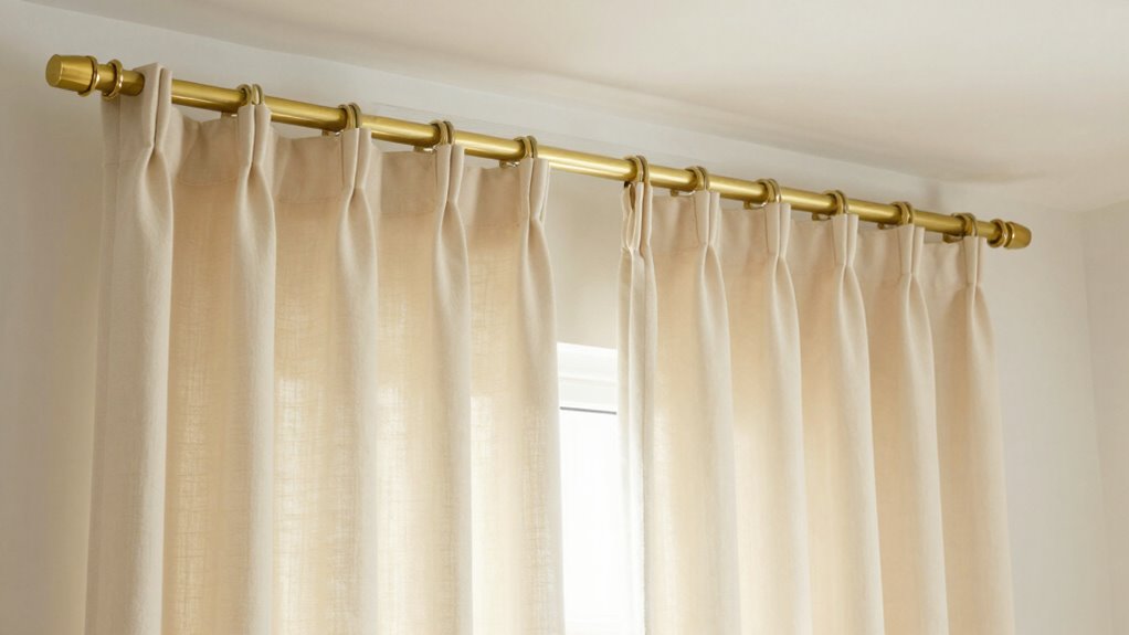 adjust fabric rods weights