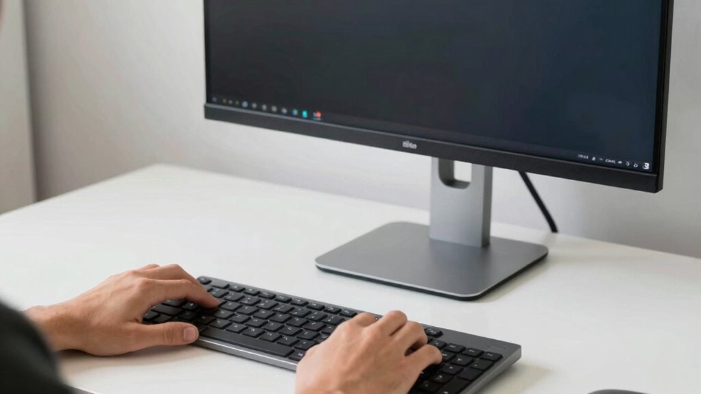 adjust monitor for ergonomic posture