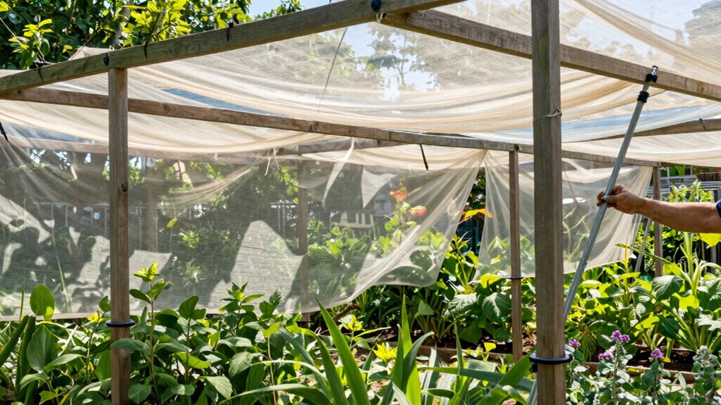 adjust shade and watering