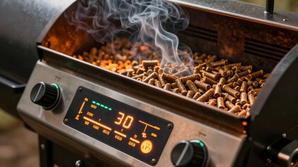 adjust wood smoke flavor
