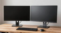 align monitors at eye level