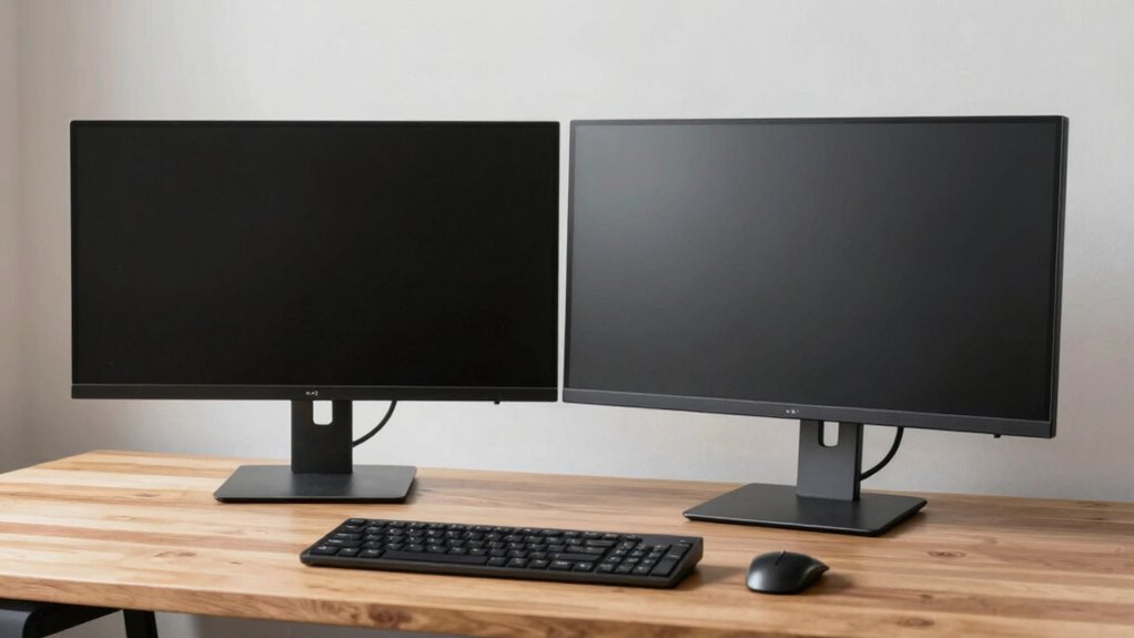 align monitors at eye level