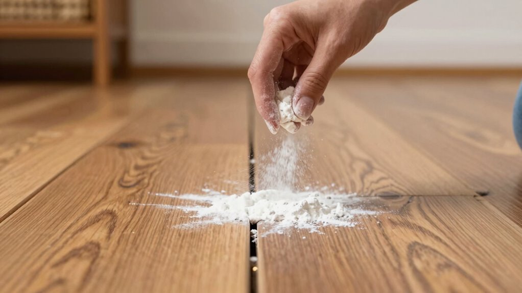 apply powders carefully maintain wood