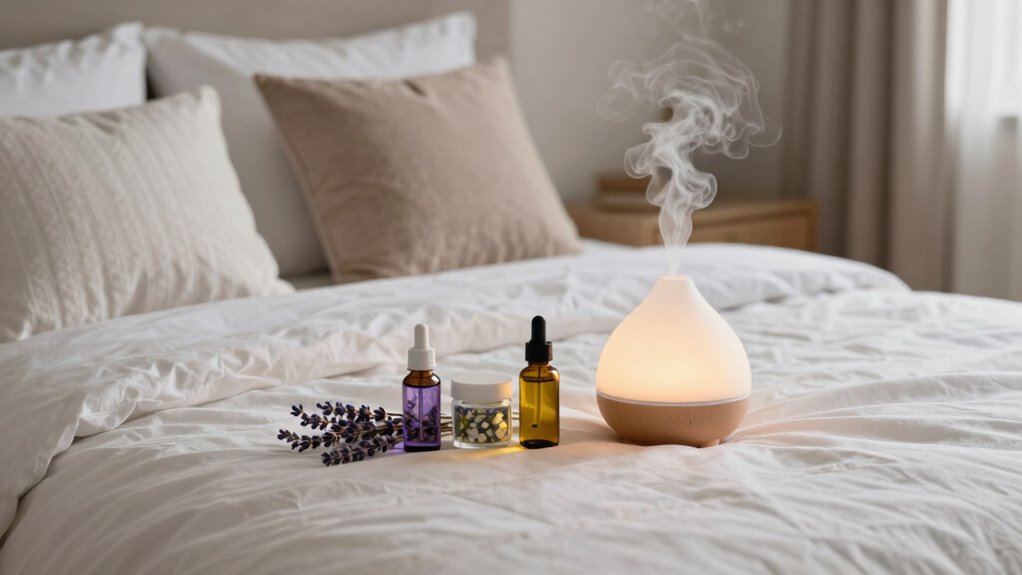 aromatherapy promotes relaxing sleep