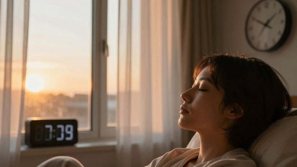 assess light habits for sleep