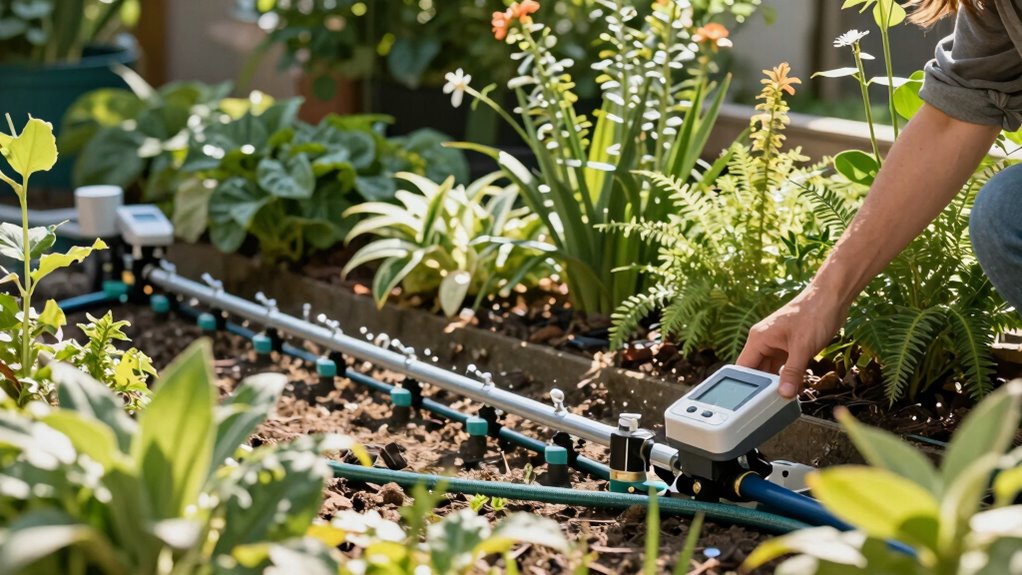 automate watering choose hardy plants