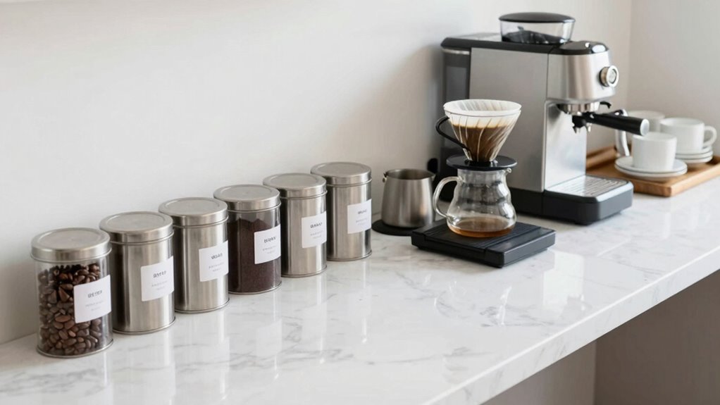 avoid cluttering coffee space