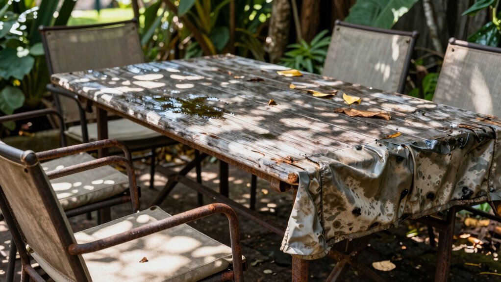 avoid neglecting outdoor furniture care