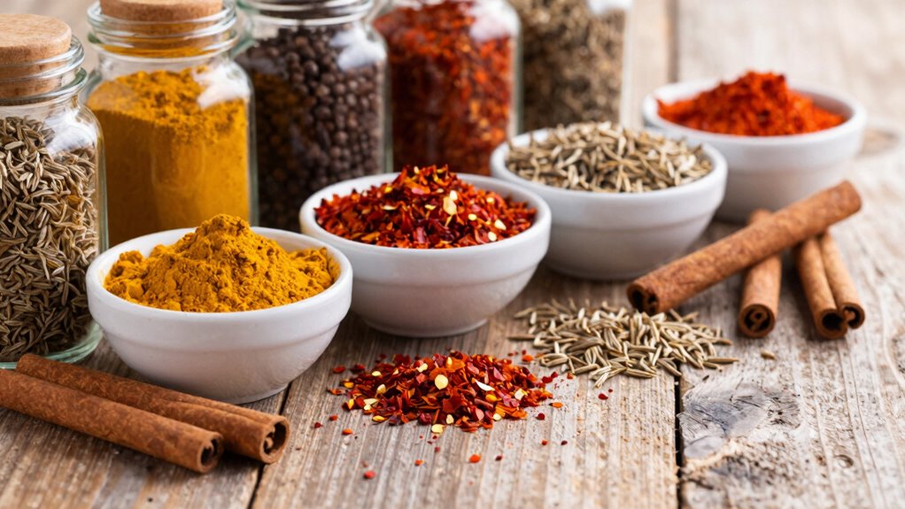 avoid over spicing and balance