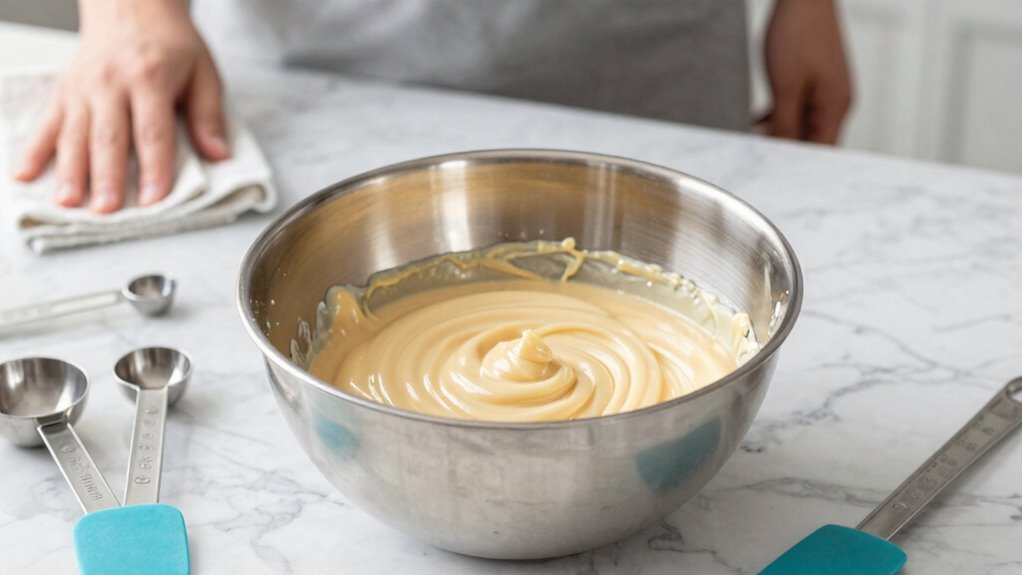 avoid overmixing and disorganization