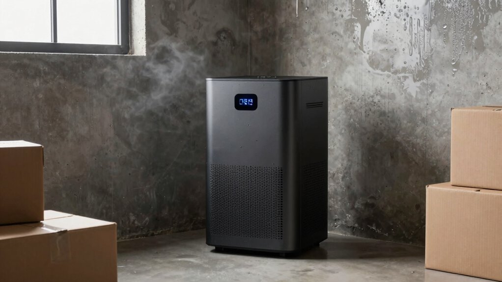 basement dehumidifier selection factors