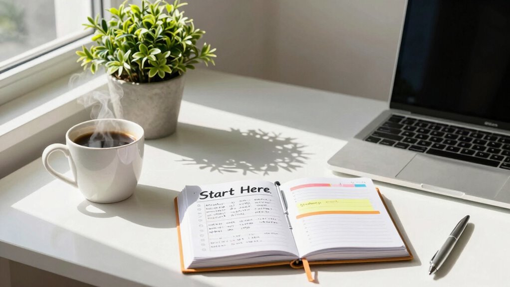 break tasks set goals