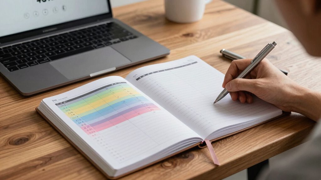 build habits through consistent routines