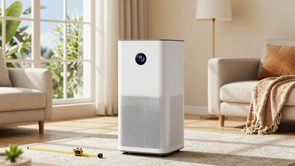 calculate room air purifier capacity