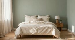 calm organized bedroom design