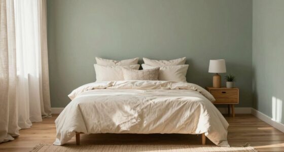 calm organized bedroom design