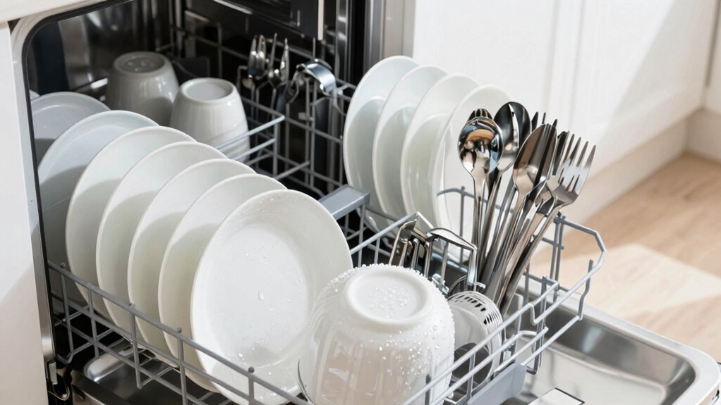 check detergent and spray arms