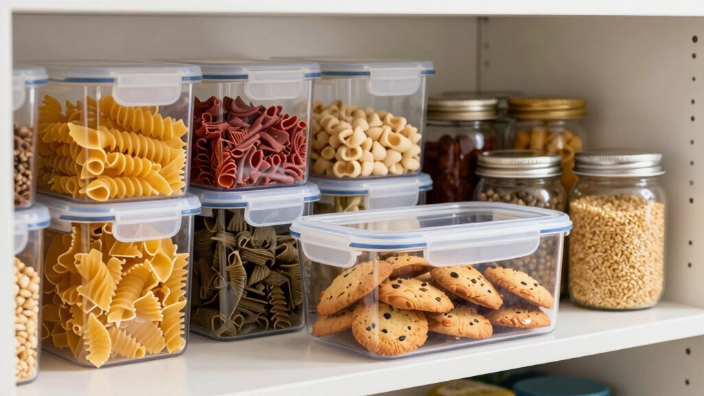 choose durable labeled containers
