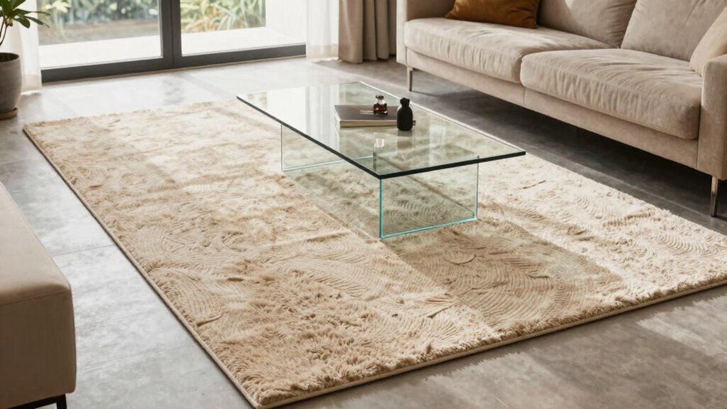 choose rug size carefully