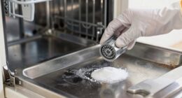 clean dishwasher to eliminate odors