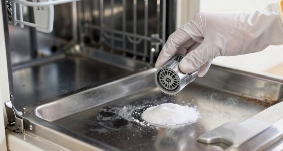 clean dishwasher to eliminate odors