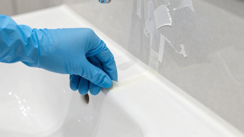 clean dry and prepare surfaces