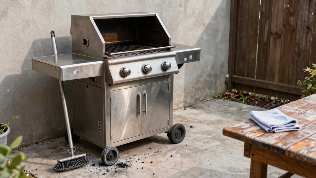 clean grill surfaces regularly