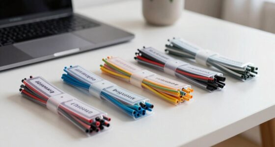 clear cable labeling system