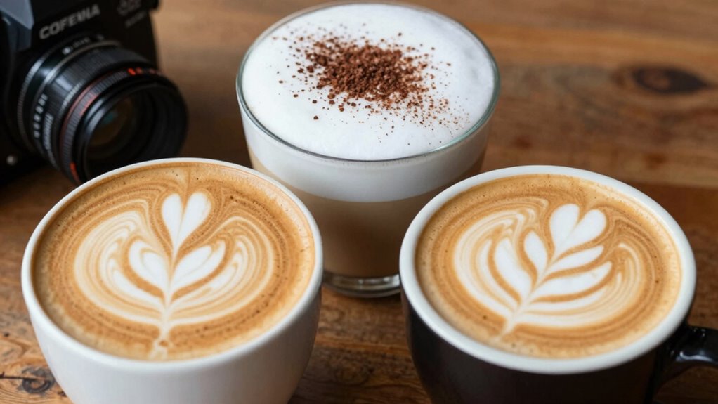 coffee milk ratio differences