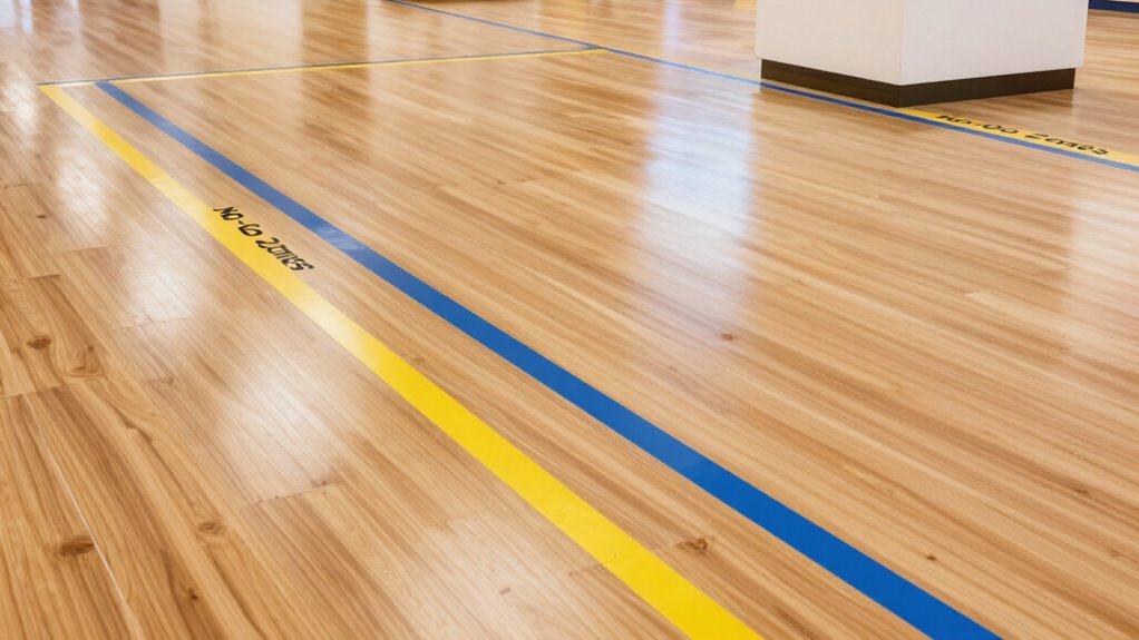 color coded consistent strategic markings