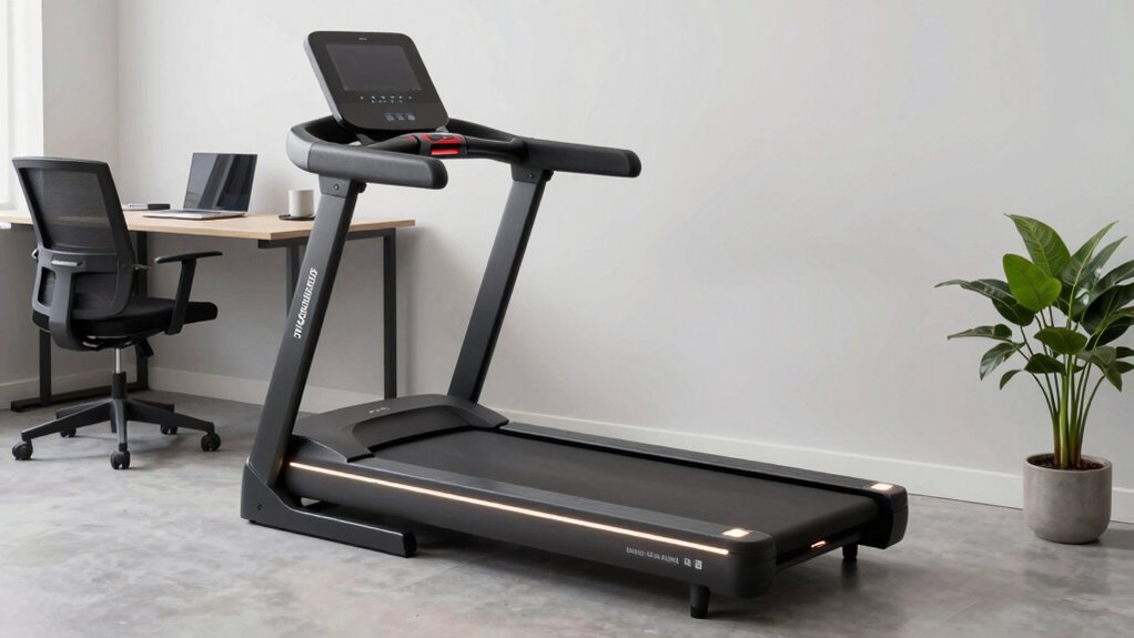 compact quiet safe treadmill