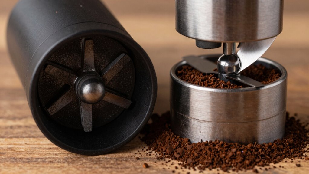 consistent grind ensures flavor