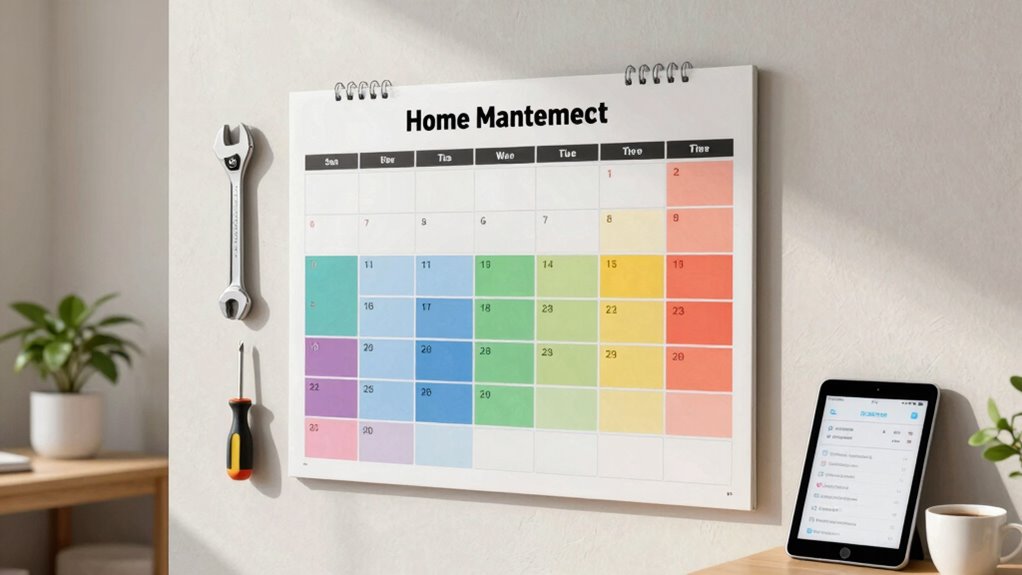 consistent home maintenance routine