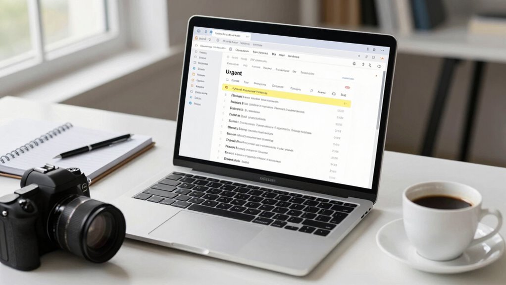 consistent inbox management routine