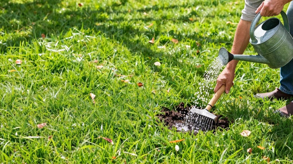 consistent lawn care practices