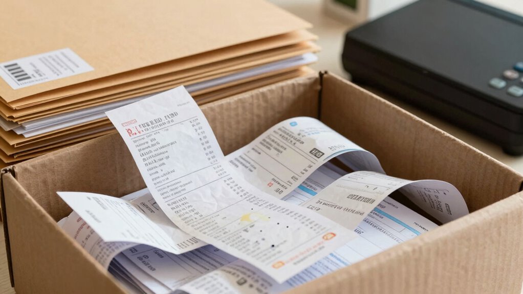 consistent receipt filing routines