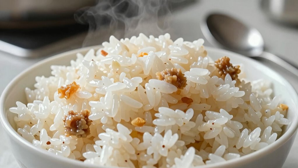 cooking method shapes rice texture
