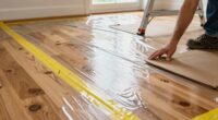 cover floors with protection