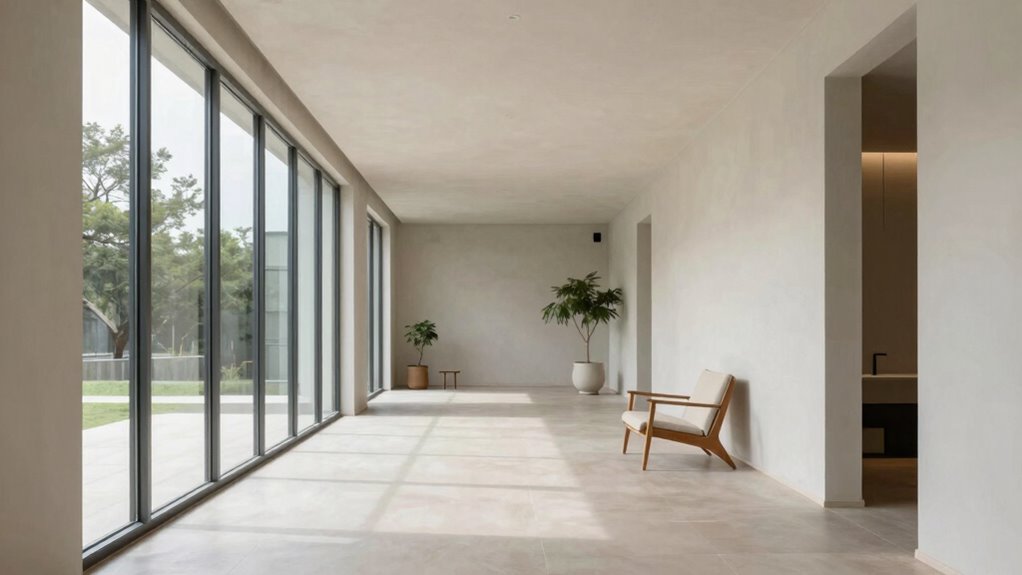 create calm clear sightlines