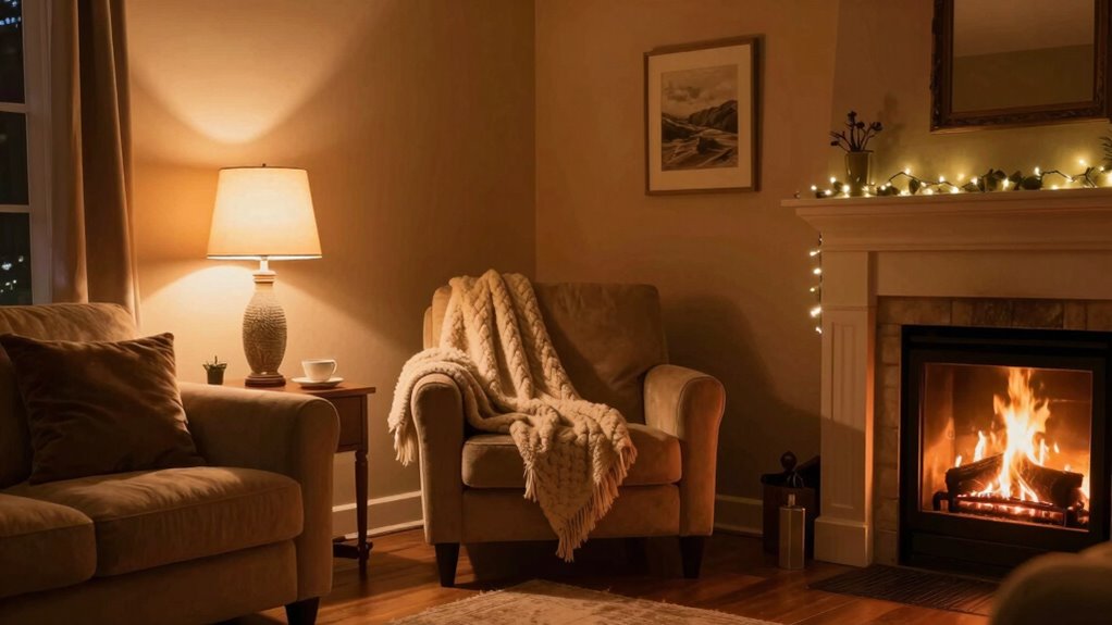 create cozy warm ambiance