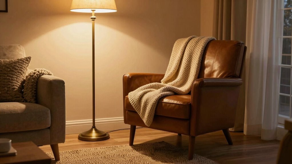 create cozy warm lighting