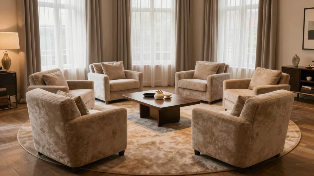 create inviting conversation spaces