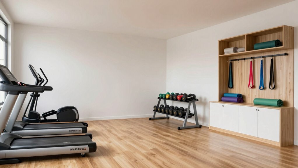 create organized workout zones