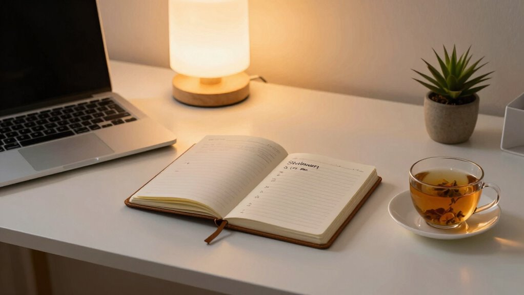 create work life transition rituals