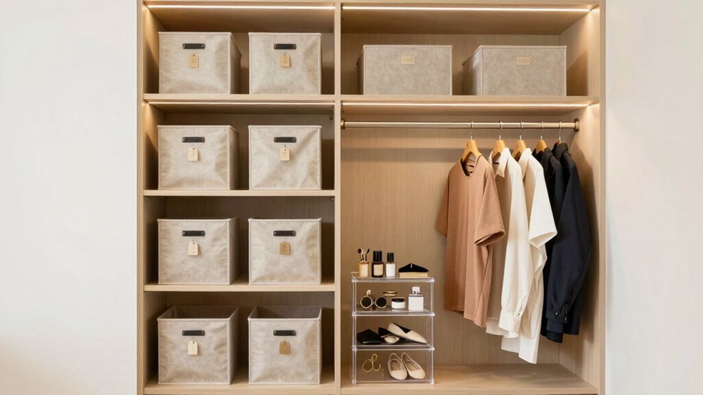 customizable closet organization
