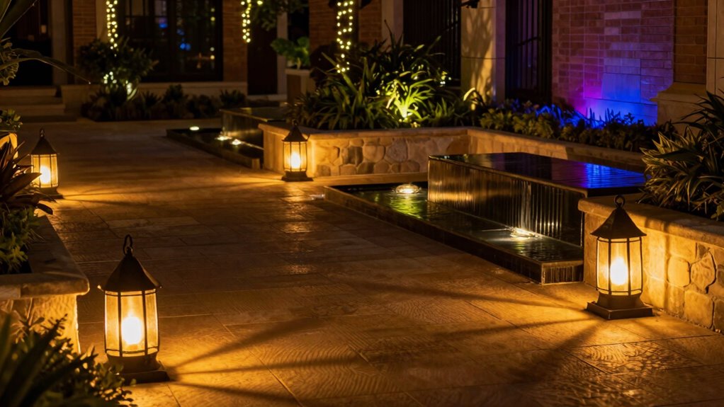 customize outdoor lighting atmosphere